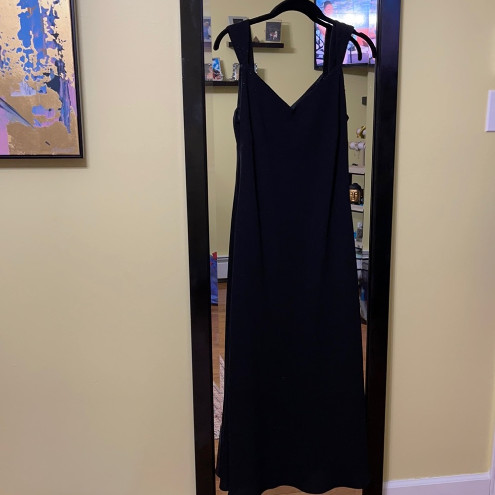 Elegant simple black dress